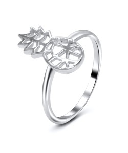 Cute Pineapple Silver Ring NSR-3239